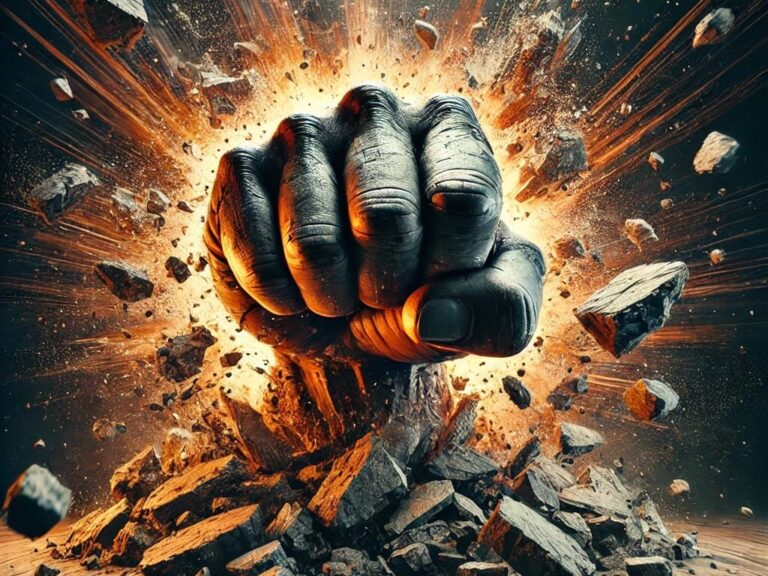 defunkinthefunk_capkido_punching_power_fist_breaking_stone